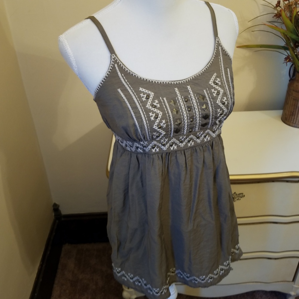 🌻Bundle Sale!🌻 Embroidered Boho Tank Top